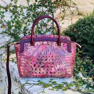 NWT Brahmin Nadia Freesia Edinburgh satchel